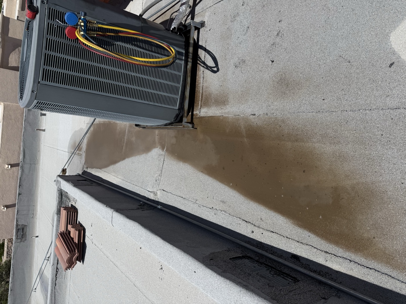 Air Control technician on a residential HVAC service call in Las Cruces
