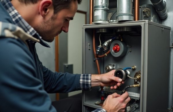 Flame sensor problem causing furnace blower to run without heat